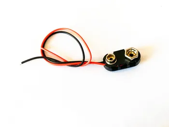 HAILANGNIAO 100buc Baterie 9V Snap-on Clema Conectorului Conector Clip Cu Fir Suport Cablu Conduce Cablu NOU
