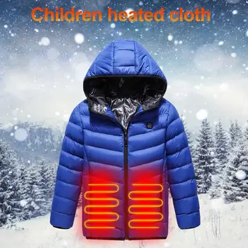 Haina De Iarna Electrice Incalzite Sacou În Aer Liber, Pescuit, Vânătoare Vestă Drumeții Copii Încălzit Costum Ușor, Încălzire Haina 2021