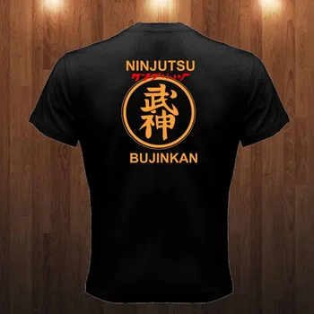Haine de Brand de Vară 2018 Ieftine Echipajul Gât Barbati Top Nou Bujinkan Ninjutsu Kyokushin Artă Marțială Japoneză Retro Street Wear Tricou
