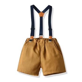 Haine de copil pentru 1-6 Ani Baieti cu Dungi Tricou + pantaloni Scurti cu Curea de Îmbrăcăminte de Moda Set pentru Baby Boy Scurt, Costume de KB8071