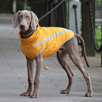 Haine de câine pentru Câini de talie Mare Iarna Noi Caldă de Companie Jachete Fleece Căptușit de Companie Haina de Siguranță Reflectorizante Design de Haine de Câine