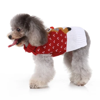 Haine De Iarna Câine De Desene Animate Caldă De Crăciun Pulover Pentru Caini De Talie Mica Companie De Îmbrăcăminte Haina De Tricotat Croșetat Pânză Jersey Perro