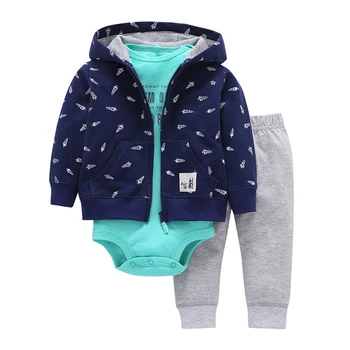 Haine de moda set pentru nou-născut băiat fată scrisoare haina+pantalon+salopetă de primavara toamna suit infant toddler tinutele 2020 costum