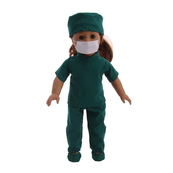 Haine Papusa Doctor Profesionist Costum Cosplay Elemente De Recuzită Pentru 18 Inch American Doll Fata & 43 Cm Nou-Născut Articole Pentru Copii,Generația Noastră