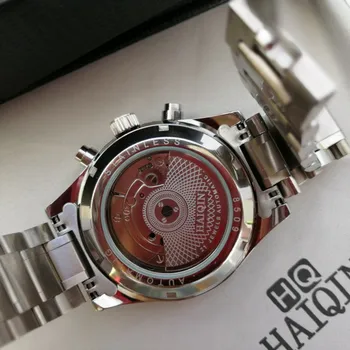 HAIQIN Noi Automati Ceasuri Barbati Top brand de lux bărbați ceas mecanic-ceas de mână de sex masculin impermeabil tourbillon Relogio Masculino