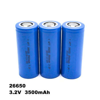 HAKADI Lii-50A 26650 3500mah 3.2 V Lifepo4 Baterie Reîncărcabilă Pentru Lanterna 20A Noi de Ambalare