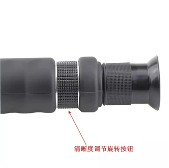 Handheld 200X Fibra optica Inspecție Microscop cu 2,5 mm și 1,25 mm adaptor Pentru Inspectarea Terminale de Fibre ELINK