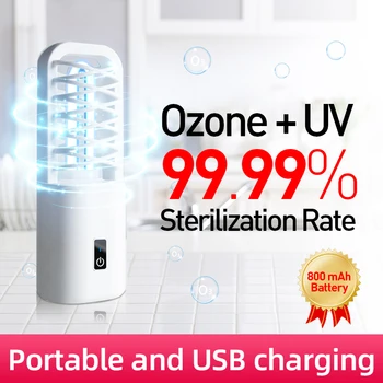 Handheld portabil Bec Dezinfectie cu UV Lampa USB de încărcare Sterilizator Mobil Ultraviolete Germicide Lumina pentru uz Casnic Aer Curat