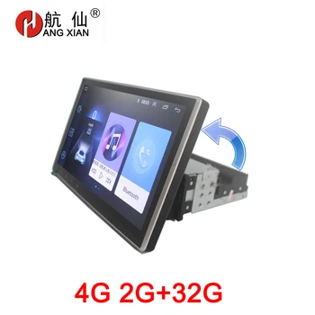 HANG XIAN Rotativ 1 din 2G 32G radio Auto Universal pentru masina dvd player navigatie GPS bluetooth accesorii auto 4G internet