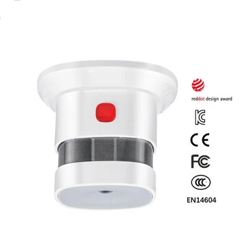 Haozee Mini Alarma de Fum Cu 10 Ani Baterie Reddot Award EN14604 Certificate Independent de Fum
