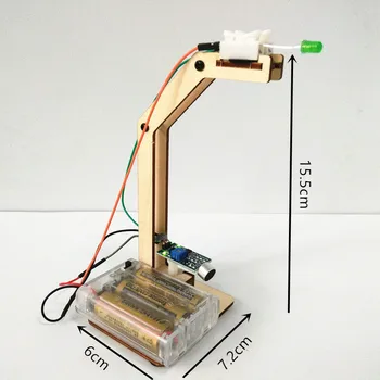 Happyxuan de energie Electrică de Jucărie Copii DIY STEM Kit Experiment științific Seturi de Sunet Senzor Pentru Lumina de Educație Laborator de Fizica Școală