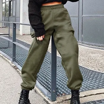 Harajuku Joggeri Largi Picior Pantaloni De Trening Femei Pantaloni Plus Dimensiune Pantaloni Talie Mare Streetwear Coreean Casual Pant Femme Toamna