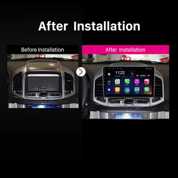 Harfey Auto Multimedia player 10.1 inch Android 10.0 pentru 2017 Chevrolet Captiva Radio auto GPS suport Carplay OBD2
