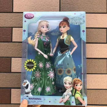Hasbro Frozen Disney Princess Queen Elsa Anna Joaca Casa Pretinde Papusa Jucării pentru Copii Fata de Ziua de nastere Cadouri 2 Buc/set