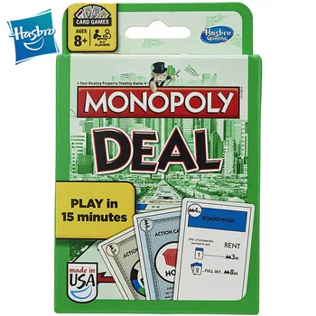 Hasbro Monopoly Deal Carte De Bord, Jocuri, Carti De Joc Poker Puzzle De Familie Partid Jucărie Team Building Amuzant Pentru Copii Jucarii Cadou De Crăciun