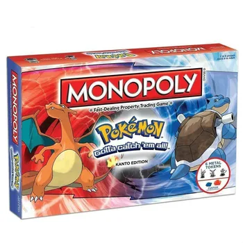 Hasbro Pokemon Monopol Pokemon Toate Bord Engleză Tabla De Joc Carte De Joc De Familie Colectarea De Cadou De Crăciun