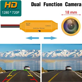 HD 1280x720p Golden Camera Auto retrovizoare Camera de mers inapoi pentru Mercedes CLK W209 CLS W218 W219 Clasa C W203 Clasa E W211 W212