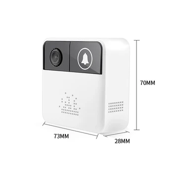 HD 720P Soneria WIFI Camera IP Mini Audio cu Două căi iCSee APLICAȚIE de Control fără Fir Door Bell Inel de Alarmă Baterie aparat de Fotografiat