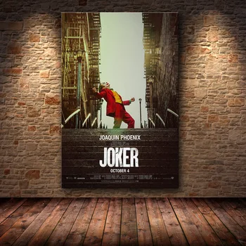 HD Imprimare Poster Printuri Joker Poster Film 2019 DC Arta de benzi Desenate Panza Pictura in Ulei Poze de Perete Pentru Camera de zi Decor Acasă