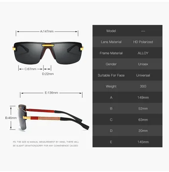 HD Polarizate Sunglases fără ramă Bărbați ochelari de Soare 2017 Brand de Lux de Designer Gafas Oculos De Sol Masculino Polarizado Espelhado