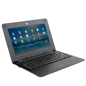 HD Portabil 10.1 Inch, Quad Core Android Sistem Fără Unitate Optică Negre Mini Laptop Netbook(Plug SUA)