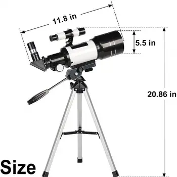 HD profesionale Telescop Astronomic Monocular cu Trepied Portabil Spațiu ObservationTelescope de Călătorie în aer liber Spotting domeniul de Aplicare