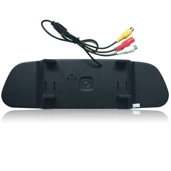 HD Video Auto Parcare Monitor LED Night Vision Inversarea CCD Masina din Spate Vedere aparat de Fotografiat Cu 4.3 inch Auto Oglinda Retrovizoare Monitor