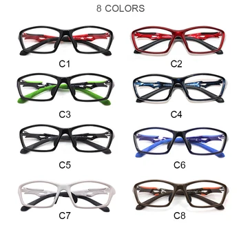 HDCRAFTER tr90 mens sport ochi ochelari de soare, rame de moda baza de prescriptie medicala miopie hipermetropie optice rama de ochelari pentru barbati spectacol