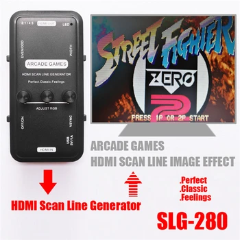 HDMI Scanline Generator Scanner pentru XBOX One pentru PS4 pentru NS Comutator Consolă se Potrivesc pentru Gameri / MAME / Emulatoare / Jocuri Arcade