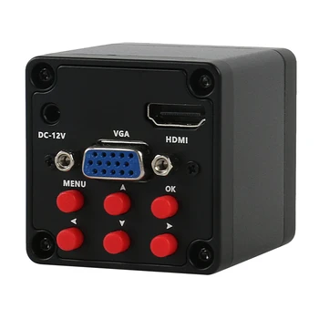 HDMI VGA Industria Microscop cu Camera video 1080P SONY IMX307 14-600X Monocular C Montură Obiectiv Cu Lentila Barlow Pentru Reparatii Telefoane