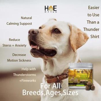 Hempyun-Top Vânzări de Cânepă Extract de Ros Calmant Tratează pentru Câini Ajută cu Anxietate și Stres