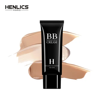 Henlics Clar Stoc Perfect Cover BB Cream de Albire, Hidratare Nude Foundation Make Up Base