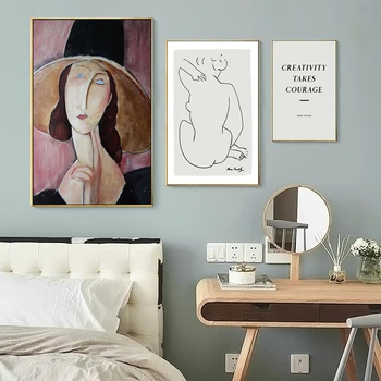 Henri Matisse Retro Postere si Printuri Abstracte Portret Arta de Perete, Tablouri Canvas Cuadros Imagini pentru Acasă Living Decorul Camerei