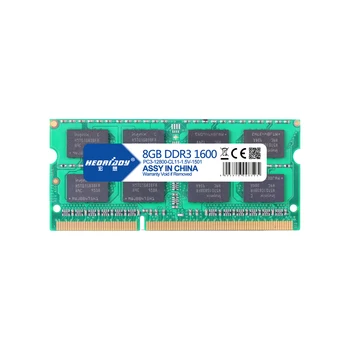 Heoriady DDR3 8GB 1600 Ram pentru Laptop 1600MHz Sodimm Macbook ddr3l Compatibil Laptop 4gb ddr3 1333MHz 1066 Mhz Sdram