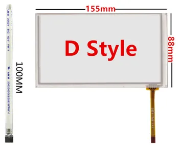 Heyman 6.2 inch HSD062IDW1 A00 A01 A02 ecran LCD de Afișare auto și 155*88mm 4-fir rezistiv ecran tactil de navigare Auto LCD cu DVD