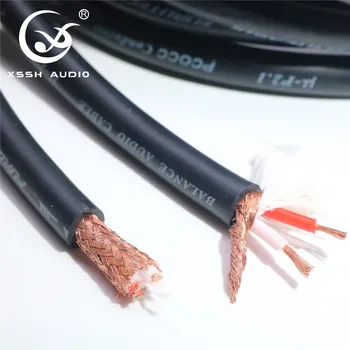 Hi-end HIFI XSSH Audio 8mm FURUTECH Seria ALPHA μ-P2.1 PCOCC Conductor Echilibru Cablu Audio Cablul de Sârmă Linie de Cabluri
