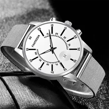 High-end de Brand de Afaceri Mens ochiurilor de Plasă Curea Încheietura Ceas de Lux Mens Analog Cuarț Ceasuri Fashion Barbati Sport Ceas Rotund Horloge Ma