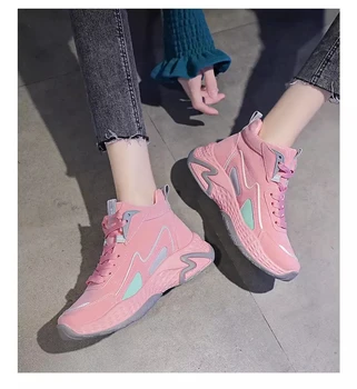 High-top caldă pantofi 2020 iarnă Confortabil pantofi de jogging fierbinte stil pantofi Platforma Internă crește femei adidași