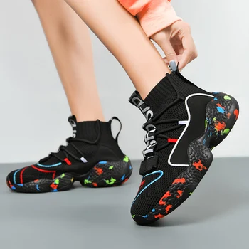 High-top Șosete, Adidași Bărbați ușor Respirabil Rularea Pantofi Sport Femei Șosete Pantofi Casual Unisex Platforma Adidasi Mare Dimensiunea 47