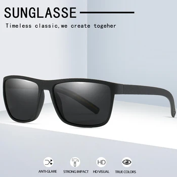 Higodoy Vintage Stil Sport Polarizat ochelari de Soare Barbati Negru de Conducere Pătrat Shades ochelari de soare pentru Femei Brand de Lux Ochelari de Soare