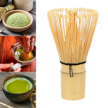 HILIFE Ceai Perie Japoneză Ceremonia de Bambus Chasen Accesorii de Bucătărie de Ceai Instrument de 100 De Matcha Ceai Verde Pulbere Tel
