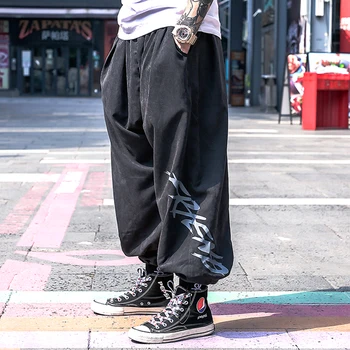 Hip Hop Pantaloni Casual De Vară 2020 Graffiti Moda Streetwear Harajuku Vrac Harem Pantaloni Joggers Barbati Pantaloni