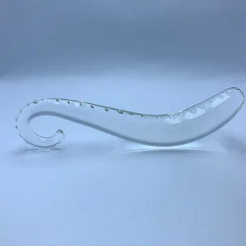 Hipocampus Sticla Vibrator Realist din Sticlă Pyrex Cristal Penis artificial Penis G-spot Masturbari Mult Anal, Dop de Fund Jucarii Sexuale pentru Femei Gay