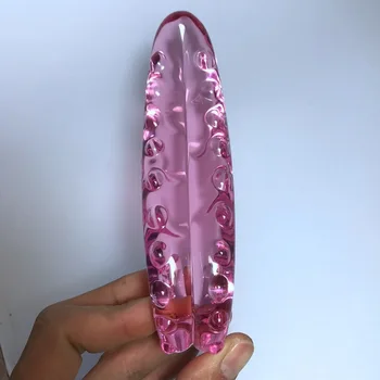 Hipocampus Sticla Vibrator Realist din Sticlă Pyrex Cristal Penis artificial Penis G-spot Masturbari Mult Anal, Dop de Fund Jucarii Sexuale pentru Femei Gay