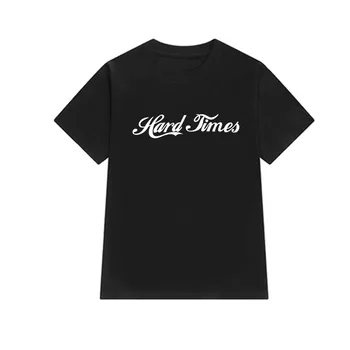 Hirsionsan Femei harajuku T-shirt 2019 Vara Scrisoare Bumbac Imprimat Tricou Casual Pierde O-gât Roșu Confortabil Femei Topuri Tricouri