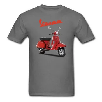 Hombre maneca scurta din bumbac Tricouri pentru tineret surfing topshirts scuter Piaggio bărbați T-shirt mens Tricou Vintage Vespa motocicleta tricou