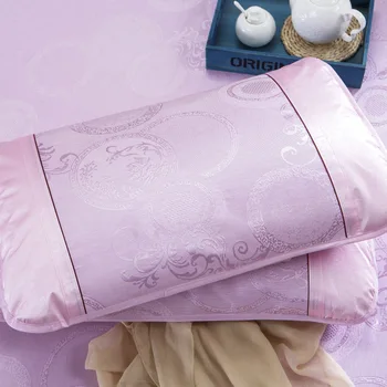 Home textil de Vara gheață-mătase fata de perna 2 buc/lot lumina de aur pernă acoperă stil de Vara flora pillowslip fără sfârșit 48*74 față de pernă