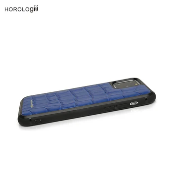 Horologii personalizate Personalizate pentru Numele Titularului Cardului de Iphone X XR 11 12 Pro caz Albastru Modelul de Crocodil Relief din Piele Dropship