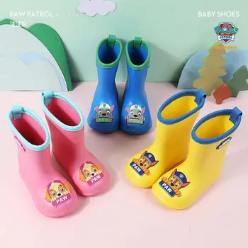 HOT Autentic Paw Patrol pentru Copii Pantofi EVA cizme Copii de Desene animate Pantofi pentru Copii Impermeabil Cizme de Ploaie de pluș Papusa de Moda