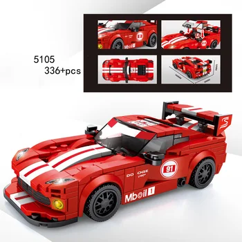 Hot City mini-vehicul de curse bloc racers cifre Dodge Viper musculare masina sport cărămizi jucarii educative pentru copii cadouri